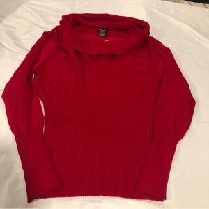 Dots Cowl Neck Sweater Top, XL